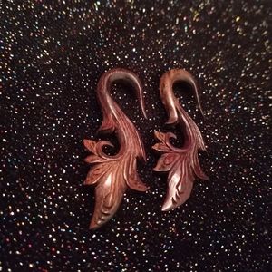 Gorgeous boho wooden hangers